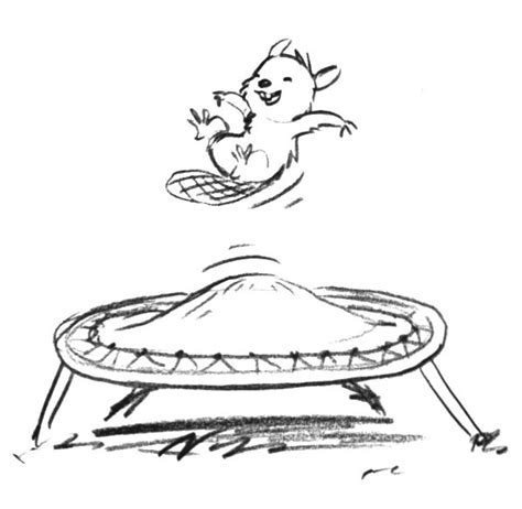 Trampoline Drawing 的图像结果