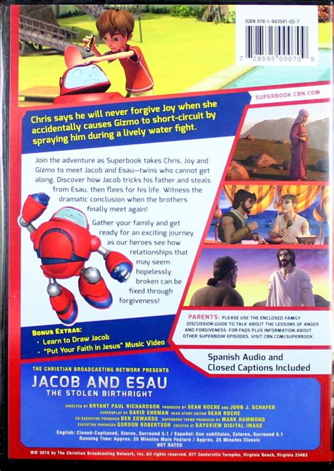 Buy DVD-Jacob And Esau: The Stolen Birthright (SuperBook) Online at ...