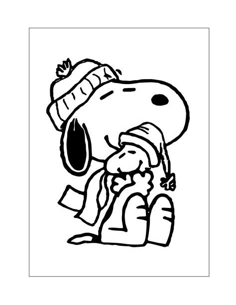 Snoopy Coloring Page
