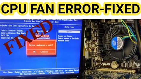 CPU Fan Error while Booting PC or Laptop - How to Fix? | Compspice