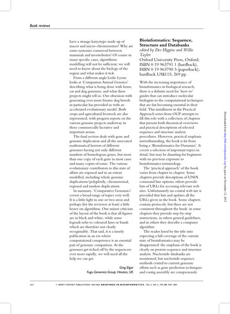 Bioinformatics Sequence 的图像结果