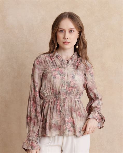 Rareism Women Lihgf Primary Multi Regular Sleeves Top