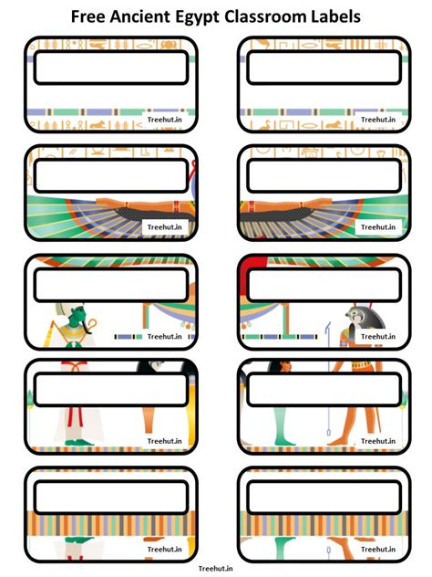 Free Ancient Egypt Bulletin Board Decorations and Craft Printables #17