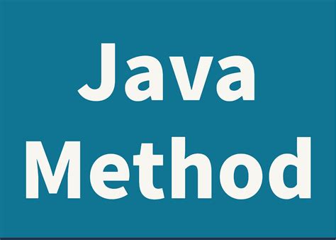 Image result for Method in Java Full