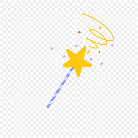 Magical Wand Hd Transparent, Spiral Star Magic Wand Clip Art, Magic ...