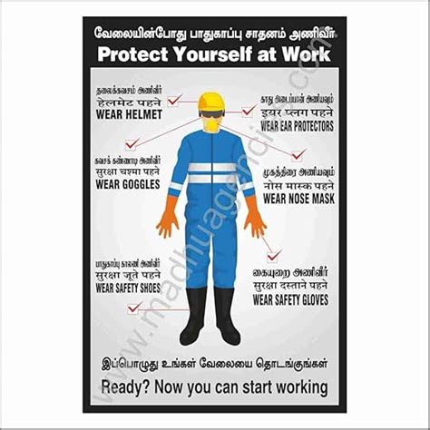 3mm Form sheet - PPE poster in self adhesive vinyl Sticker (16" X 24 ...