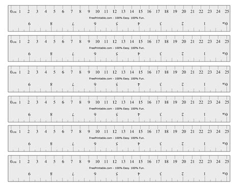 Ruler Printable To Scale