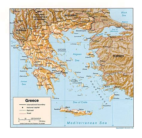 Maps of Greece | Greece detailed map in English | Tourist map (map of resorts) of Greece ...