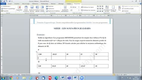 Image result for Sous-Programme Algorithme