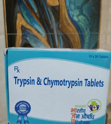 Trypsin and Chymotrypsin tablets 20s | API GENERIC PHARMACY