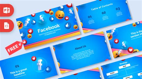 Facebook Powerpoint Template Free Download