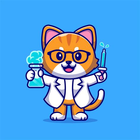 Cute Scientist Drawing