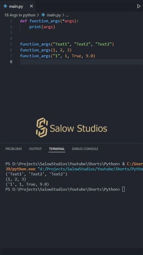 Python Args 的图像结果