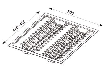 Drawer insert Plate rack - in the Häfele India Shop