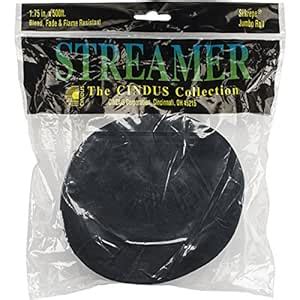 Crepe Paper Streamers, 500 Feet, Black : Amazon.in: Toys & Games