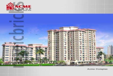 Acme Complex in Malad West, Mumbai: Price, Brochure, Floor Plan, Reviews
