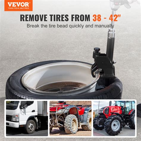 VEVOR Manual Tire Bead Breaker, 38"-42" Tires Changer Tool, Heavy-duty ...