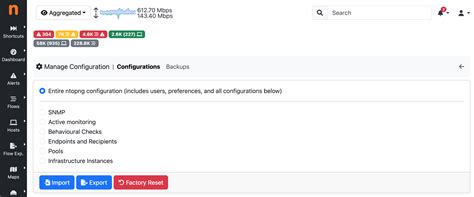 Configurations — ntopng 6.7 documentation