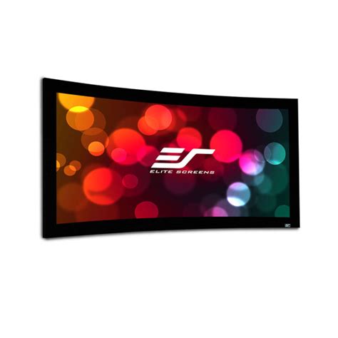 Elite Screens Lunette 235 Series Curved Fixed Frame Projector Screen