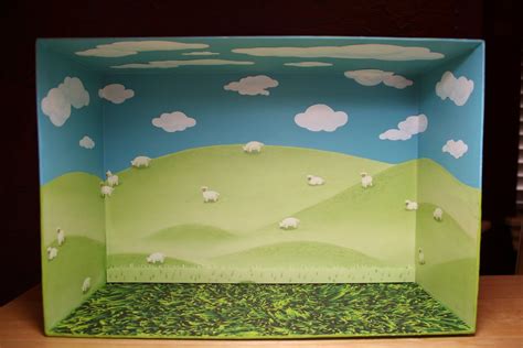 Shoebox Art | Diorama kids, Diorama, Shoe box diorama