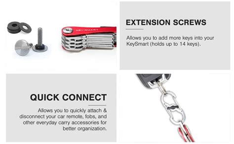 Buy KeySmart Ultimate Accessory Pack: Quick Disconnect, Key Dangler ...