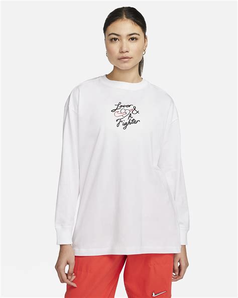 Nike Sportswear Women's Oversized Long-Sleeve T-Shirt. Nike PH