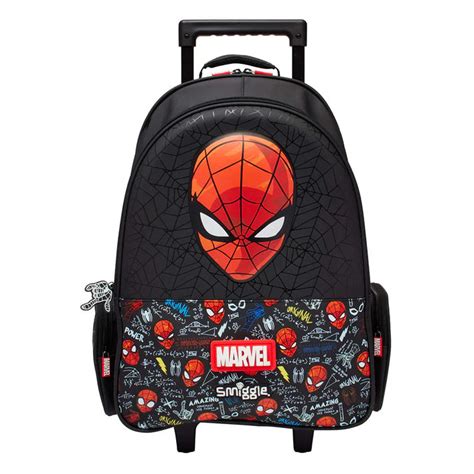 Smiggel Spiderman Trolly Backpack – Chains & Charms
