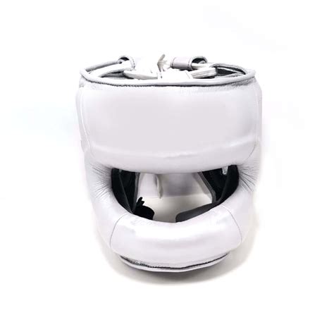 Boxing Headguard Face Saver - Silver - Fight Gear Custom