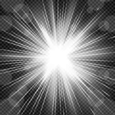 Lichter beleuchtet auf transparentem Hintergrund | Premium Vektor