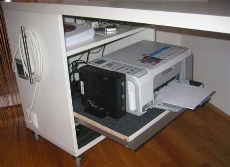 Computer Table with Printer 的图像结果
