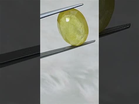 Natural Yellow Sapphire Pukhraj Stone - Natural Bangkok Yellow Sapphire ...