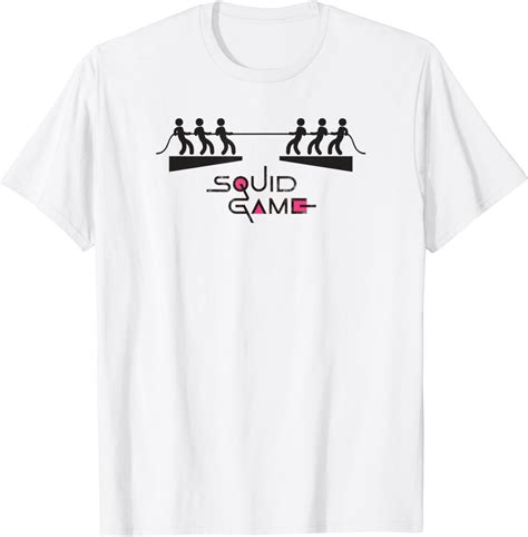 Buy Squid Game Tug Of War Silhouette Logo T-Shirt Online at Lowest ...