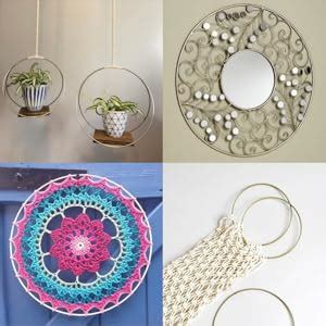 Asian Hobby Crafts Metal Craft Hoop Rings for Dream Catchers & Macrame ...