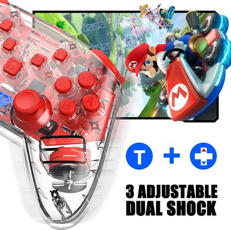 Micromini X Ninja Transparent Wireless Controller For Nintendo Switch ...