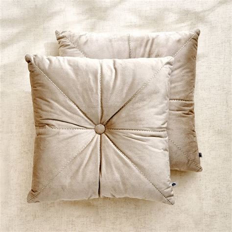 Buy Clayo Forge Set of 2 Velvet Finish Filled Cushions - 40x40cm from ...