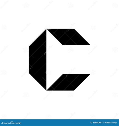 Buchstabe C-Logo Oder Symbol-Design Vektor Abbildung - Illustration von firma, schablone: 254412697