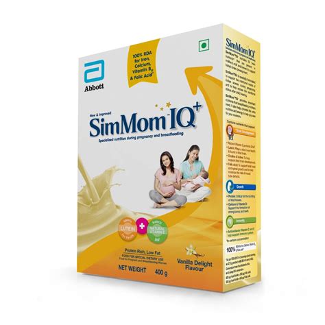 Simmom IQ+ Vanilla Delight Flavoured Powder, 400 gm Refill Pack Price ...