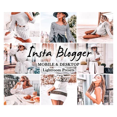 8 INSTAGRAM Preset Blogger Preset - Lightroom Presets, Mobile Presets ...