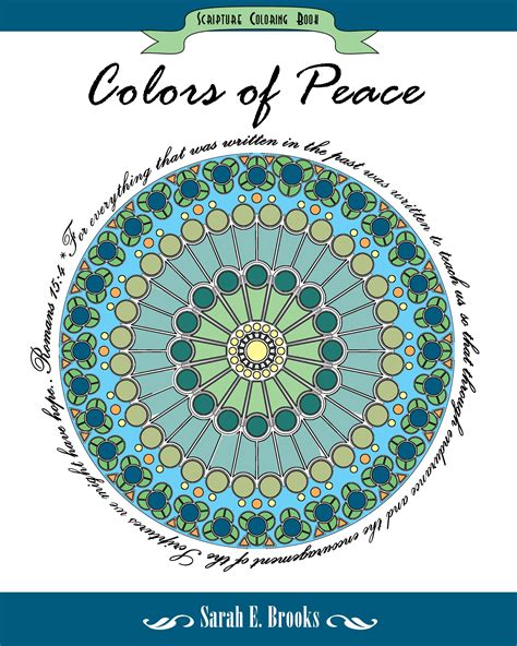 Colors of Peace Scripture Coloring Book - Sarah E. Brooks