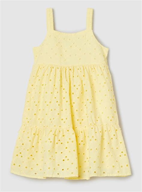 Buy Girls Schiffli Tiered Dress Online at just Rs. 799.0 ...