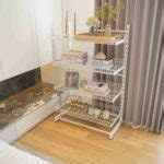 RAK DAGANGAN BARANG TOKO TIPE TULIP 4 SUSUN PUTIH