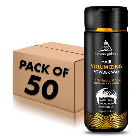 Urbangabru Hair Volumizing Powder Wax for Men - (10 Gram * 50 Units ...