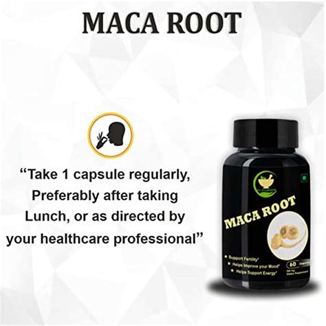 Buy FIJ AYURVEDA MACA ROOT EXTRACT CAPSULE DIETARY SUPPLEMENT | UNISEX ...