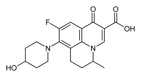 Fig. 1: Structure of Nadifloxacin