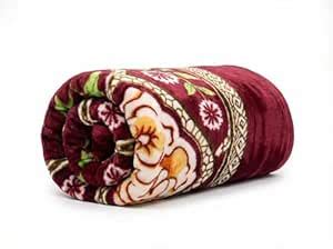 Buy Heavyweight Double Bed Mink Blanket | 1800 GSM Warm Winter Blanket ...