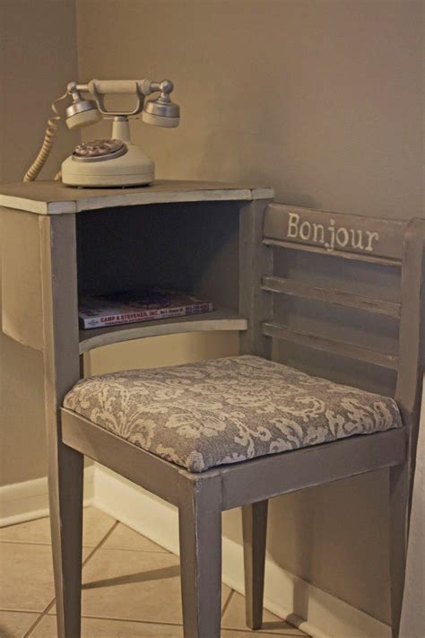 Telephone Table Reveal | Vintage telephone table, Furniture, Furniture ...