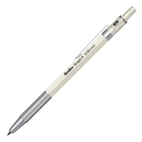 Scrikss 2.0mm Mechanical Clutch Lead Pen Pencil Ivory Brass Body Push ...