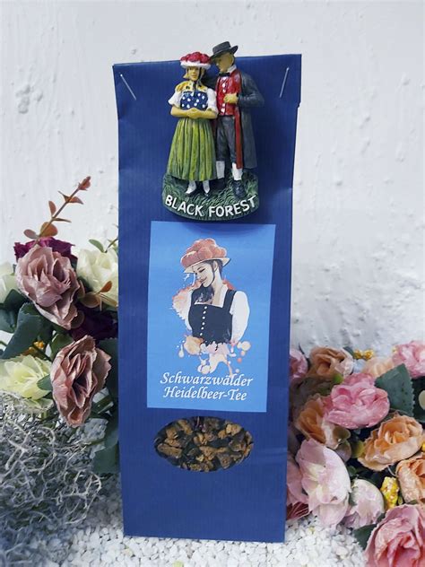 Schwarzwälder Heidelbeertee mit Schwarzwaldmotiven