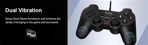 Amazon.in: Buy Quantum QHM7468 USB Gamepad with Dual Vibration (Black ...