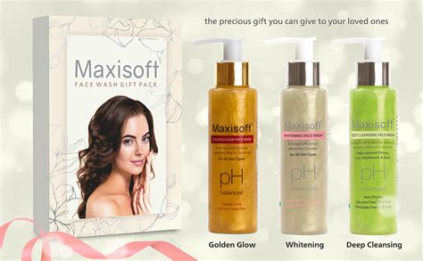 Maxisoft Skin Whitening Face Wash | Regain Skin Tone | Licorice, Green ...